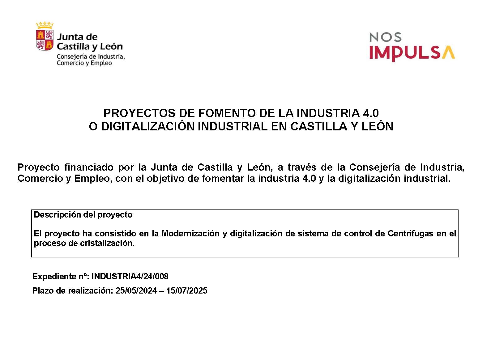 Cartel Industria 4.0 
